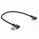 Cablu Delock 85269, USB 2.0 male - micro USB male, 0.2m, Black