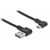 Cablu de date Delock 85270, USB 2.0 male - Micro USB-B, 0.5m, Black