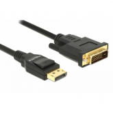 Cablu Delock 85314, DisplayPort male - DVI male, 3m, Black