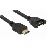 Cablu Delock 85463, HDMI male - HDMI female, 0.50m, Black