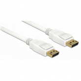 Cablu Delock 85509, DisplayPort male - DisplayPort male, 1.5m, White