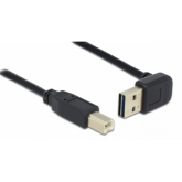 Cablu Delock 85558, USB 2.0 male - USB 2.0-B male, 1m, Black