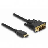 Cablu Delock 85584, HDMI male - DVI male, 2m, Black