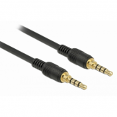 Cablu audio Delock 85598, 3.5mm jack male - 3.5mm jack male, 2m, Black