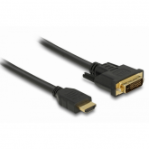 Cablu Delock 85652, HDMI male - DVI male, 1m, Black