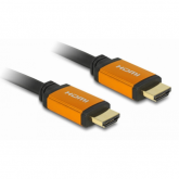 Cablu Delock 85727, HDMI male - HDMI male, 1m, Black-Orange