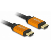 Cablu Delock 85727, HDMI male - HDMI male, 1m, Black-Orange