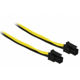 Cablu Delock 85758, 4pin male - 4pin male, 0.30m, Black-Yellow