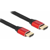 Cablu Delock 85772, HDMI male - HDMI male, 0.5m, Black-Red