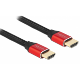 Cablu Delock 85774, HDMI male - HDMI male, 2m, Black-Red