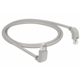 Patch Cord Delock 85871, S/FTP, Cat.6A, 1m, Gray