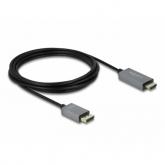 Cablu Delock 85930, DisplayPort male - HDMI male, 3m, Black