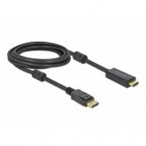 Cablu Delock 85957, DisplayPort male - HDMI male, 3m, Black