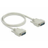 Cablu Delock 85975, Serial male - Serial male, 1m, Beige