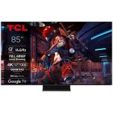 Televizor QLED TCL Smart 85C745 Seria C745, 85 inch, Ultra HD 4K, Black