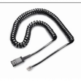 Cablu telefon fix Poly by HP, DM15 - 6pin QD, Black