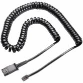 Cablu Poly by HP 85R30AA, Male Phone - QD, Black