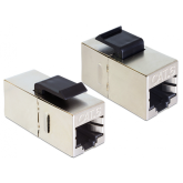 Adaptor Delock 86210, RJ45 - RJ45, Gray