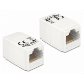 Adaptor retea Delock 86249, RJ45 - RJ45, White