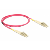 Patchcord Fibra Optica Delock 86544, LC - LC, 0.5m, Red