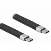 Cablu Delock 86939, USB-C male - USB-C male, 0.13m, Black