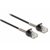 Patch Cord Delock 85874, UTP, Cat.6A, 1m, Black