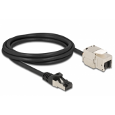 Cablu Delock 87028, RJ45 male - RJ45 female, 2m, Black