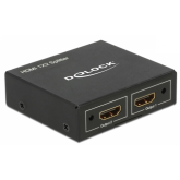 Splitter KVM Delock 87701, HDMI - 2x HDMI, Black