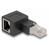 Adaptor Delock 87863, RJ45 female - RJ45 male, Black