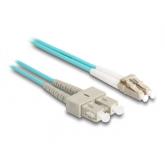 Patch Cord Delock 87912, LC Duplex - SC Duplex, 3m, Aqua