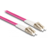 Patch Cord Fibra Optica Delock 87914, Multi-Mode, OM4, Duplex LC - Duplex LC, 2 m