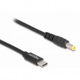 Cablu Delock 87978, USB-C male - 5.5 x 2.5mm male, 1.5m, Black