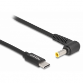 Cablu Delock 87980, USB-C male - Samsung 5.5 x 3.0mm male, 1.5m, Black