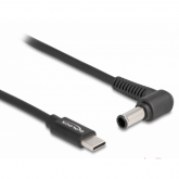Cablu Delock 87981, USB-C male - Sony 6.0 x 4.3mm male, 1.5m, Black