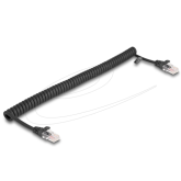 Patch Cord Delock 87992, Cat.5e, 1 m, Black