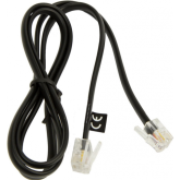 Cablu Jabra 8800-00-101, RJ9 male - RJ6 male, Black