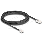Cablu telefon Delock 88037, RJ45 male - RJ11 male, 3 m, Black