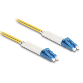 Patch Cord Delock 88068, LC Duplex - LC Duplex, 0.5m, Yellow