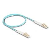 Patch Cord Delock 88079, LC - LC, 1m, Aqua