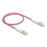 Patch Cord Delock 88087, LC - LC, 1m, Violet
