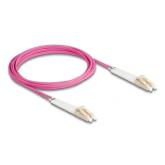 Patch Cord Fibra Optica Delock 88089, Multi-Mode, OM4, Duplex LC - Duplex LC, 3 m