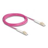 Patch Cord Fibra Optica Delock 88090, Multi-Mode, OM4, Duplex LC - Duplex LC, 5 m