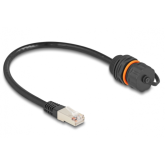 Cablu Delock 88146, RJ45 male - RJ45 female, 0.25m, Black