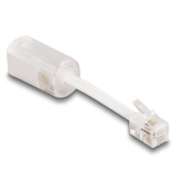Cablu pentru telefon Delock 88170, RJ10 plug - RJ10 jack, White