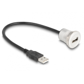 Cablu Delock 88181, USB male - USB female, 0.3m, Black