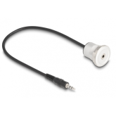 Cablu audio Delock 88188, 3.5mm male - 3.5mm female, 0.30m, Black