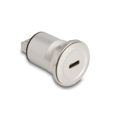 Adaptor Delock 88193, USB-C female - USB-A female, Silver
