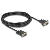 Cablu Delock 88219, Serial female - Serial female, 5m, Black