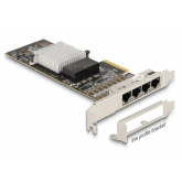 Placa de retea Delock 88606, 4 x RJ45