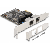 Placa de retea Delock 88615, 2 x RJ45